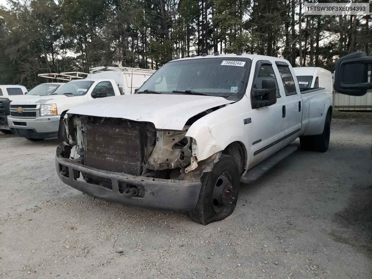 1999 Ford F350 Srw Super Duty VIN: 1FTSW30F3XED94393 Lot: 75668244