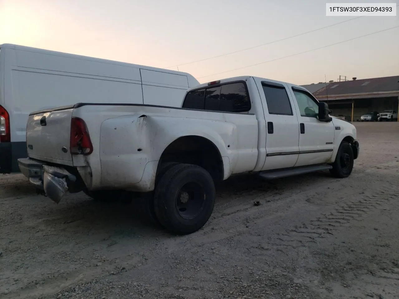 1999 Ford F350 Srw Super Duty VIN: 1FTSW30F3XED94393 Lot: 75668244