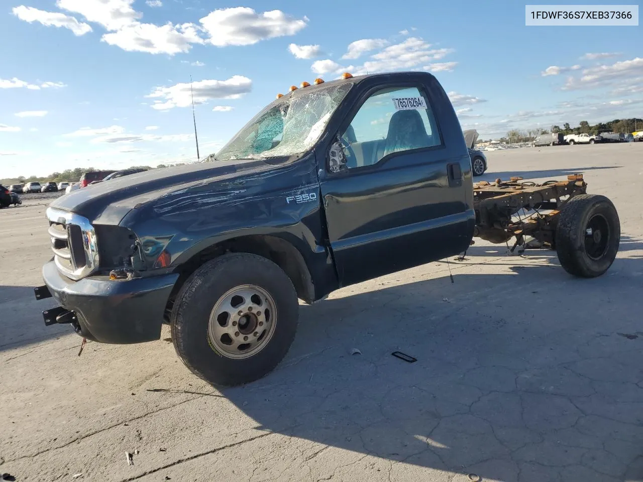 1999 Ford F350 Super Duty VIN: 1FDWF36S7XEB37366 Lot: 76576264