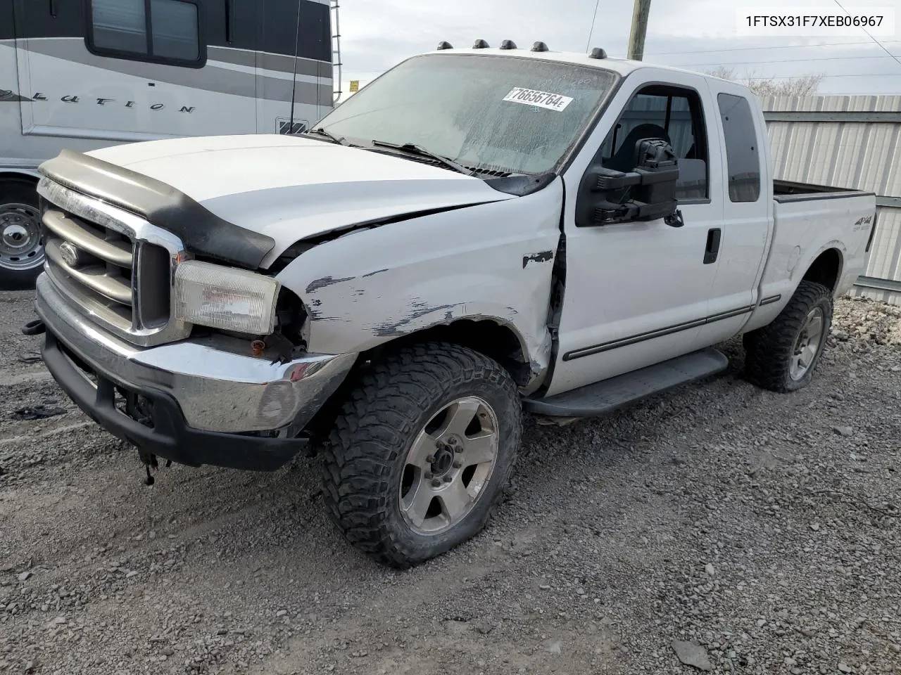 1999 Ford F350 Srw Super Duty VIN: 1FTSX31F7XEB06967 Lot: 76656764