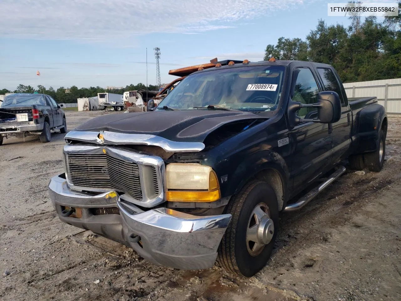 1999 Ford F350 Super Duty VIN: 1FTWW32F8XEB55842 Lot: 77008974