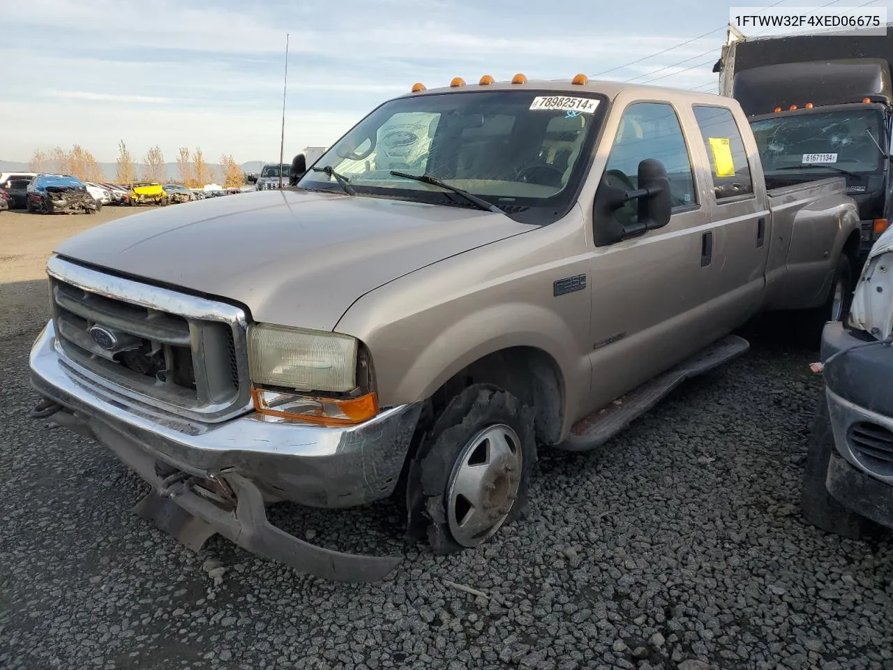 1999 Ford F350 Super Duty VIN: 1FTWW32F4XED06675 Lot: 78982514