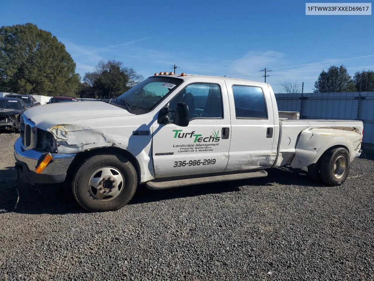 1999 Ford F350 Super Duty VIN: 1FTWW33FXXED69617 Lot: 80213154