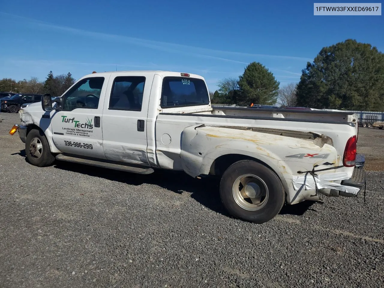 1999 Ford F350 Super Duty VIN: 1FTWW33FXXED69617 Lot: 80213154