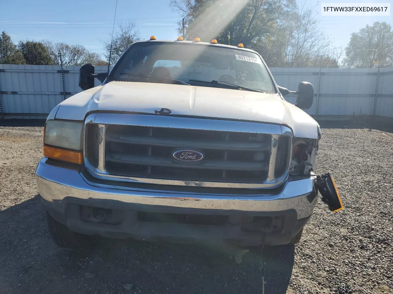 1999 Ford F350 Super Duty VIN: 1FTWW33FXXED69617 Lot: 80213154