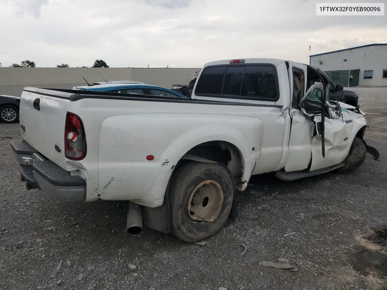 2000 Ford F350 Super Duty VIN: 1FTWX32F0YEB90096 Lot: 56198024