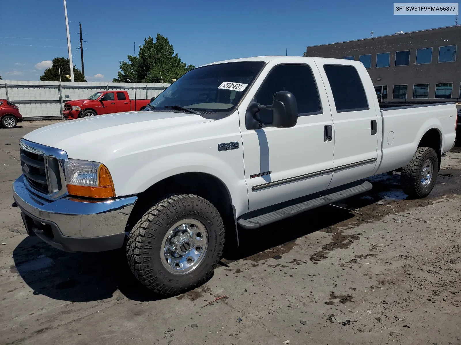 2000 Ford F350 Srw Super Duty VIN: 3FTSW31F9YMA56877 Lot: 62733624