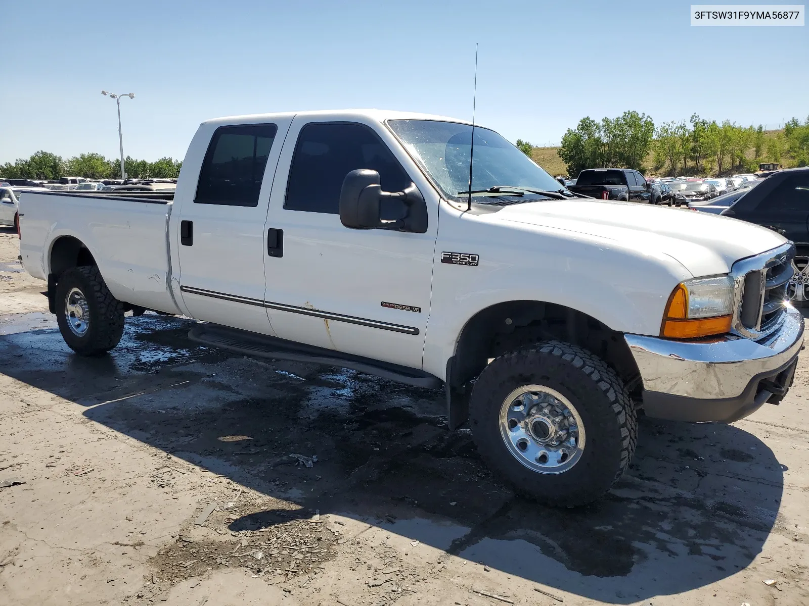 2000 Ford F350 Srw Super Duty VIN: 3FTSW31F9YMA56877 Lot: 62733624