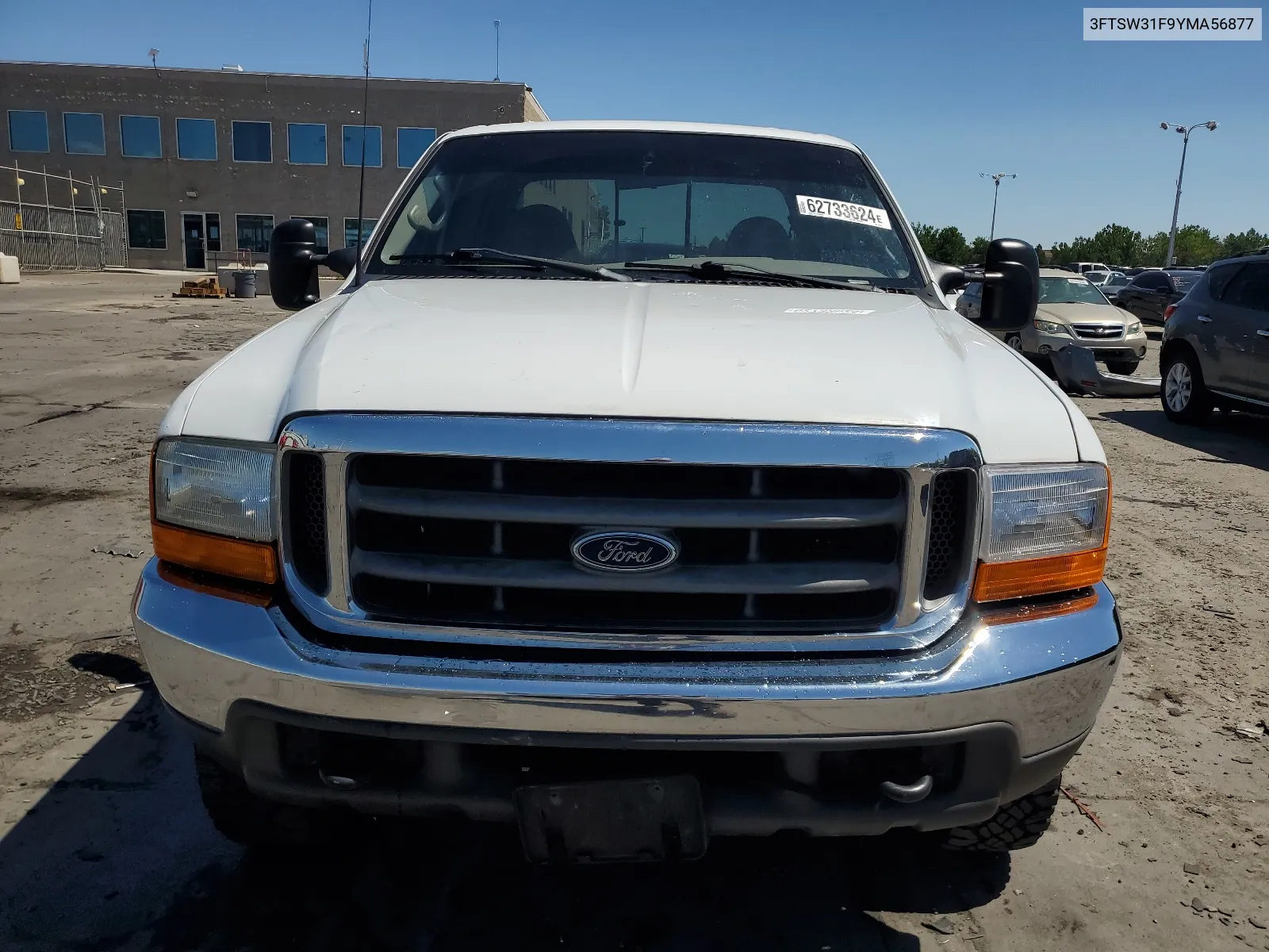 2000 Ford F350 Srw Super Duty VIN: 3FTSW31F9YMA56877 Lot: 62733624