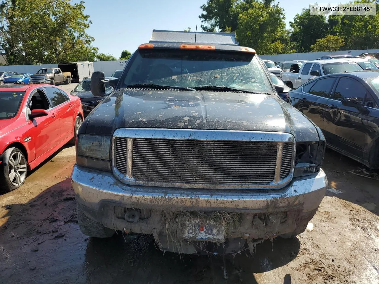 2000 Ford F350 Super Duty VIN: 1FTWW33F2YEB81451 Lot: 63764974