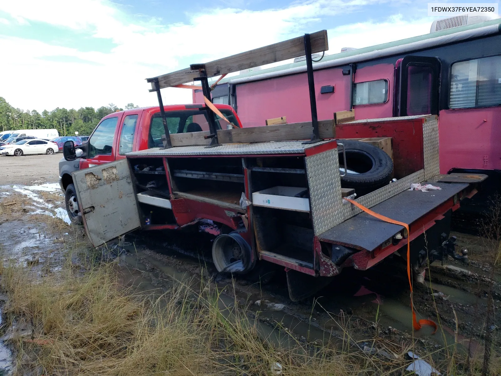 2000 Ford F350 Super Duty VIN: 1FDWX37F6YEA72350 Lot: 66574154