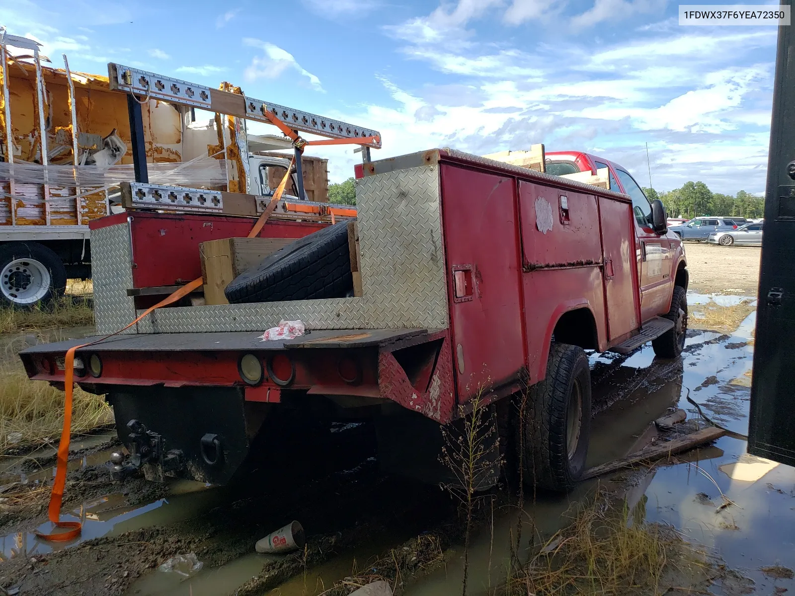 2000 Ford F350 Super Duty VIN: 1FDWX37F6YEA72350 Lot: 66574154