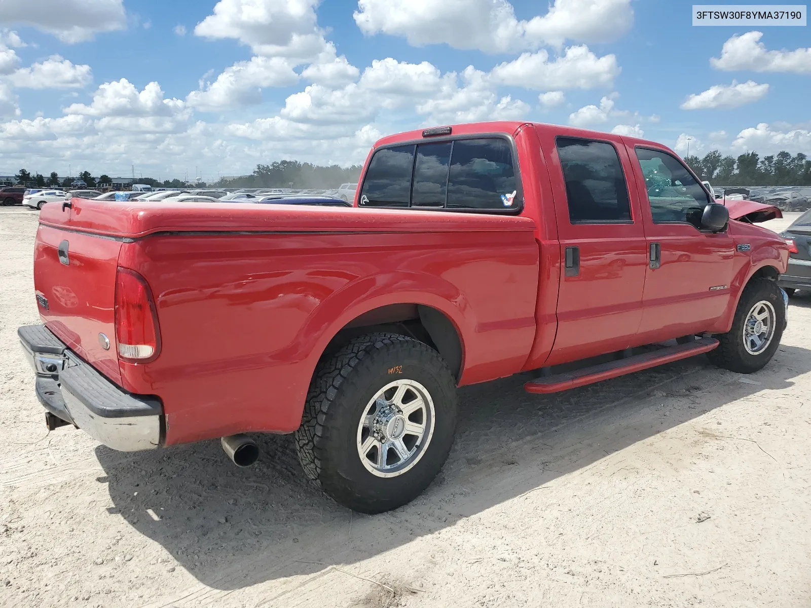 2000 Ford F350 Srw Super Duty VIN: 3FTSW30F8YMA37190 Lot: 67695694