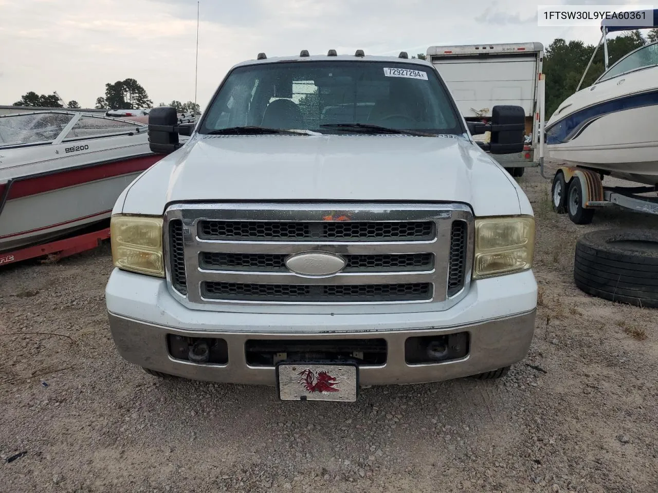 2000 Ford F350 Srw Super Duty VIN: 1FTSW30L9YEA60361 Lot: 72927294