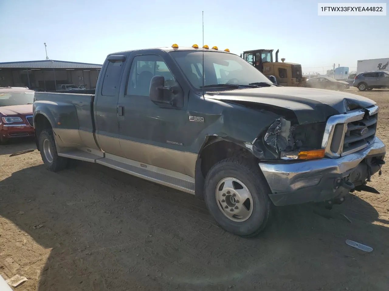 2000 Ford F350 Super Duty VIN: 1FTWX33FXYEA44822 Lot: 73422794