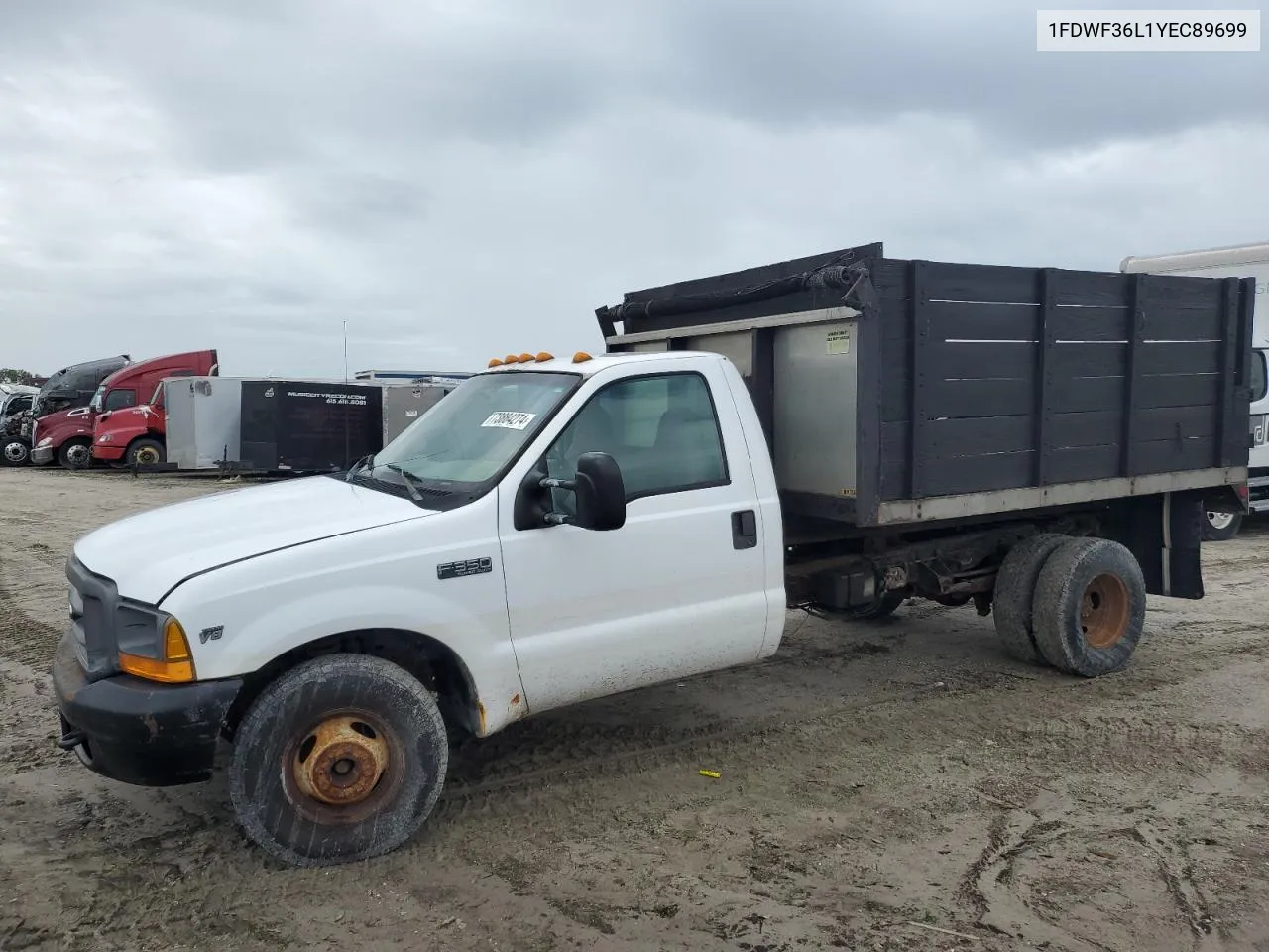 2000 Ford F350 Super Duty VIN: 1FDWF36L1YEC89699 Lot: 73864274