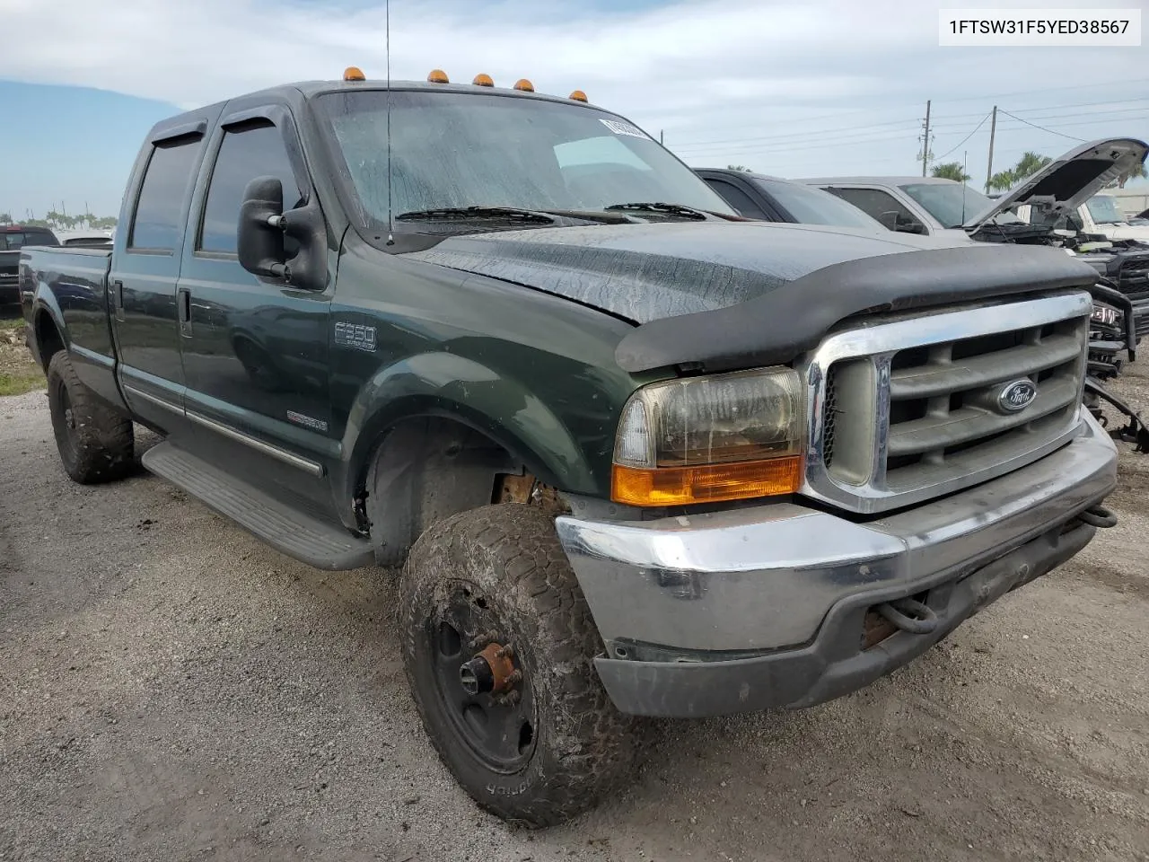 2000 Ford F350 Srw Super Duty VIN: 1FTSW31F5YED38567 Lot: 74583084