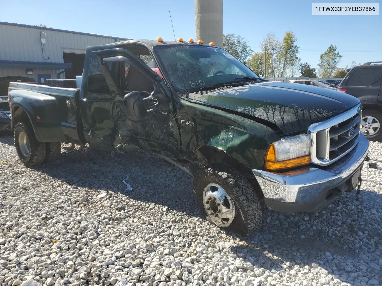 2000 Ford F350 Super Duty VIN: 1FTWX33F2YEB37866 Lot: 75228264