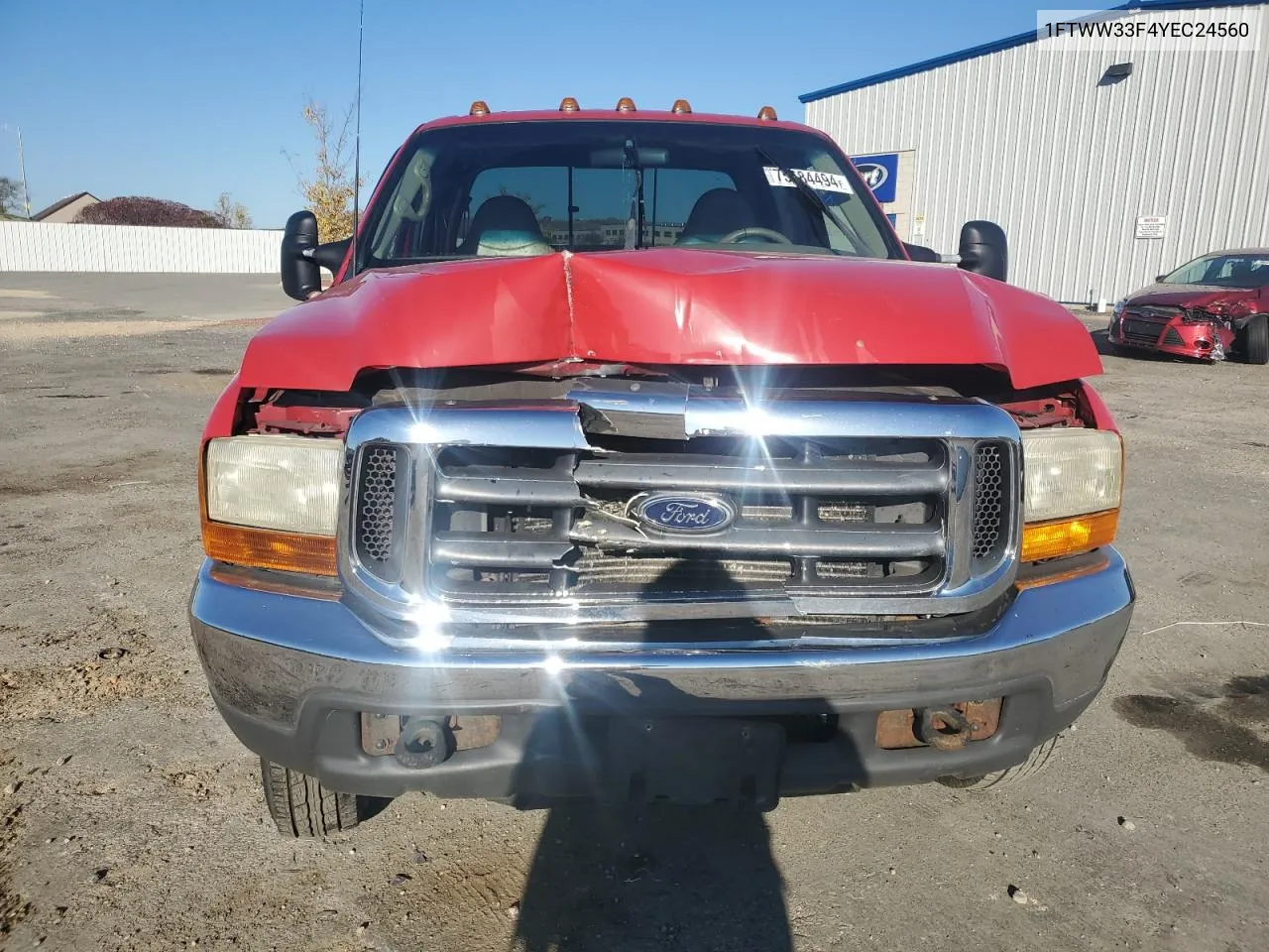 2000 Ford F350 Super Duty VIN: 1FTWW33F4YEC24560 Lot: 75684494