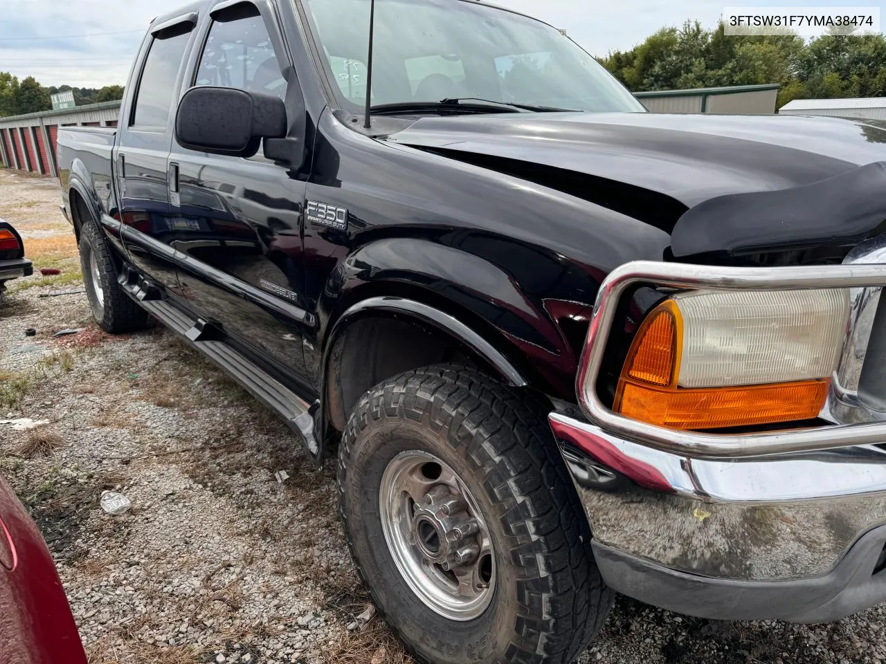 2000 Ford F350 Srw Super Duty VIN: 3FTSW31F7YMA38474 Lot: 76119104