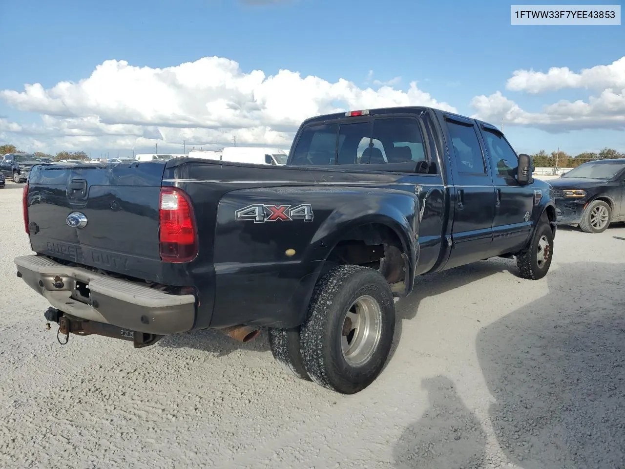 2000 Ford F350 Super Duty VIN: 1FTWW33F7YEE43853 Lot: 76901254