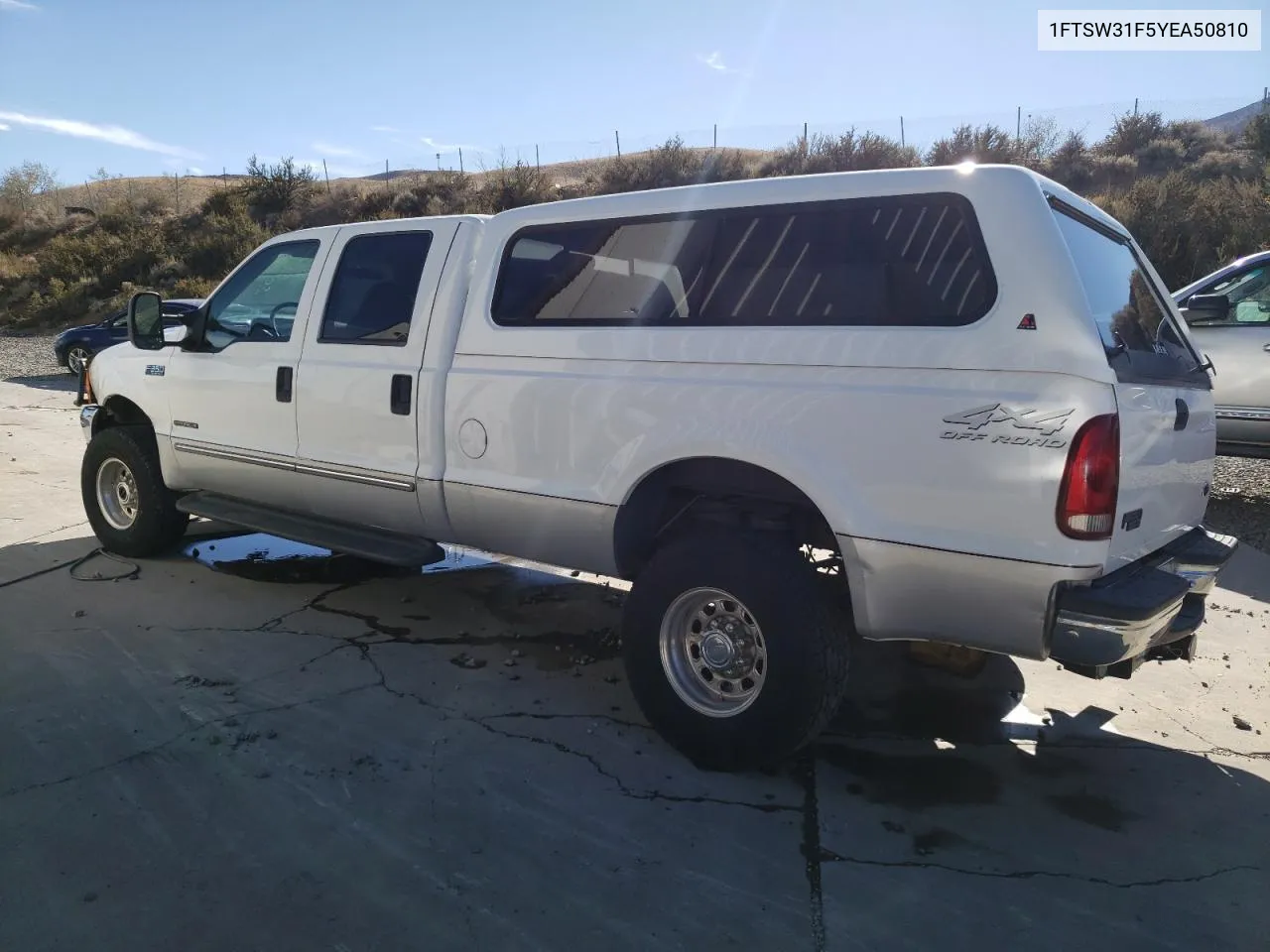 2000 Ford F350 Srw Super Duty VIN: 1FTSW31F5YEA50810 Lot: 77443774