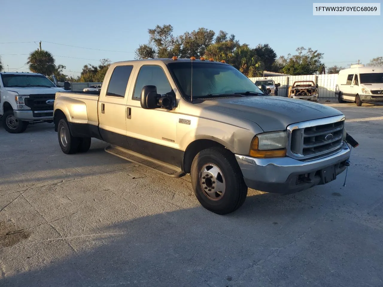 2000 Ford F350 Super Duty VIN: 1FTWW32F0YEC68069 Lot: 77714534