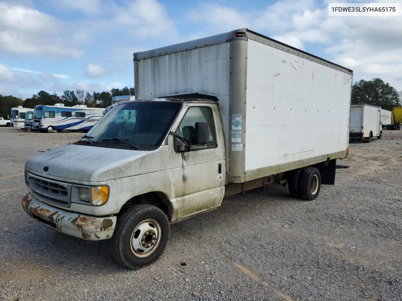 2000 Ford Econoline E350 Super Duty Cutaway Van VIN: 1FDWE35L5YHA65175 Lot: 78298974