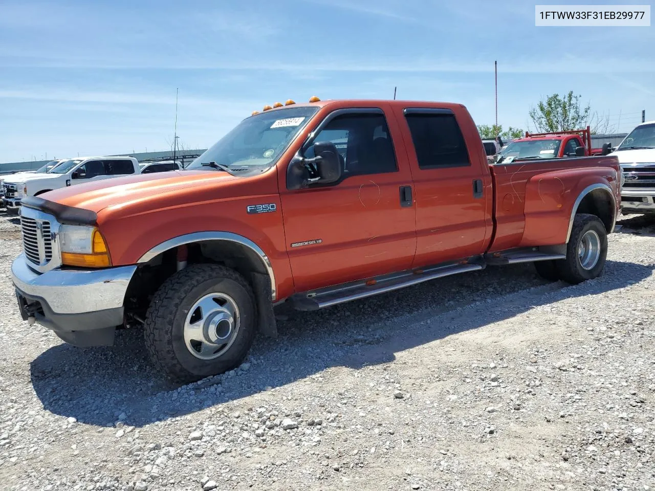 2001 Ford F350 Super Duty VIN: 1FTWW33F31EB29977 Lot: 58255914