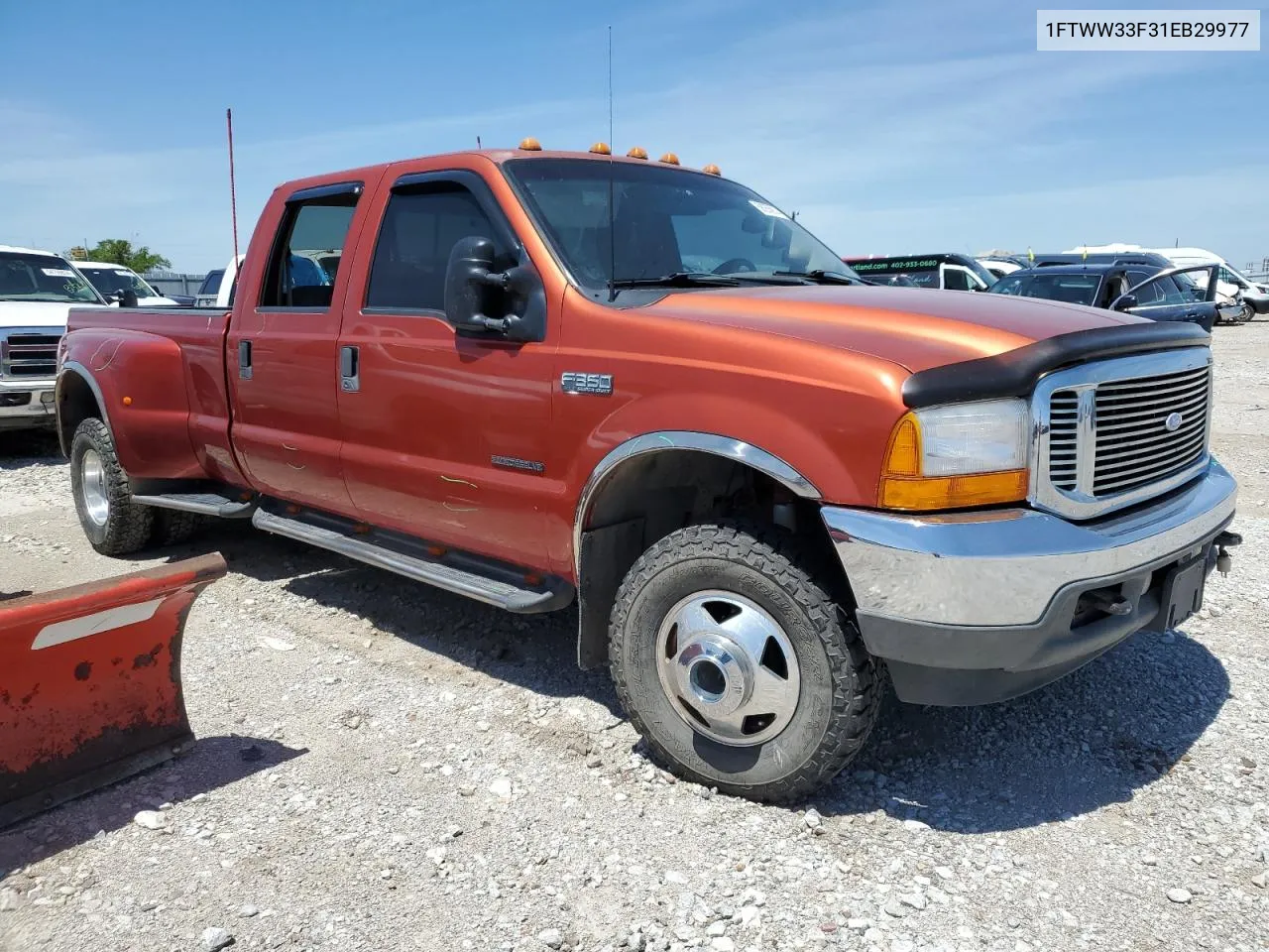 2001 Ford F350 Super Duty VIN: 1FTWW33F31EB29977 Lot: 58255914