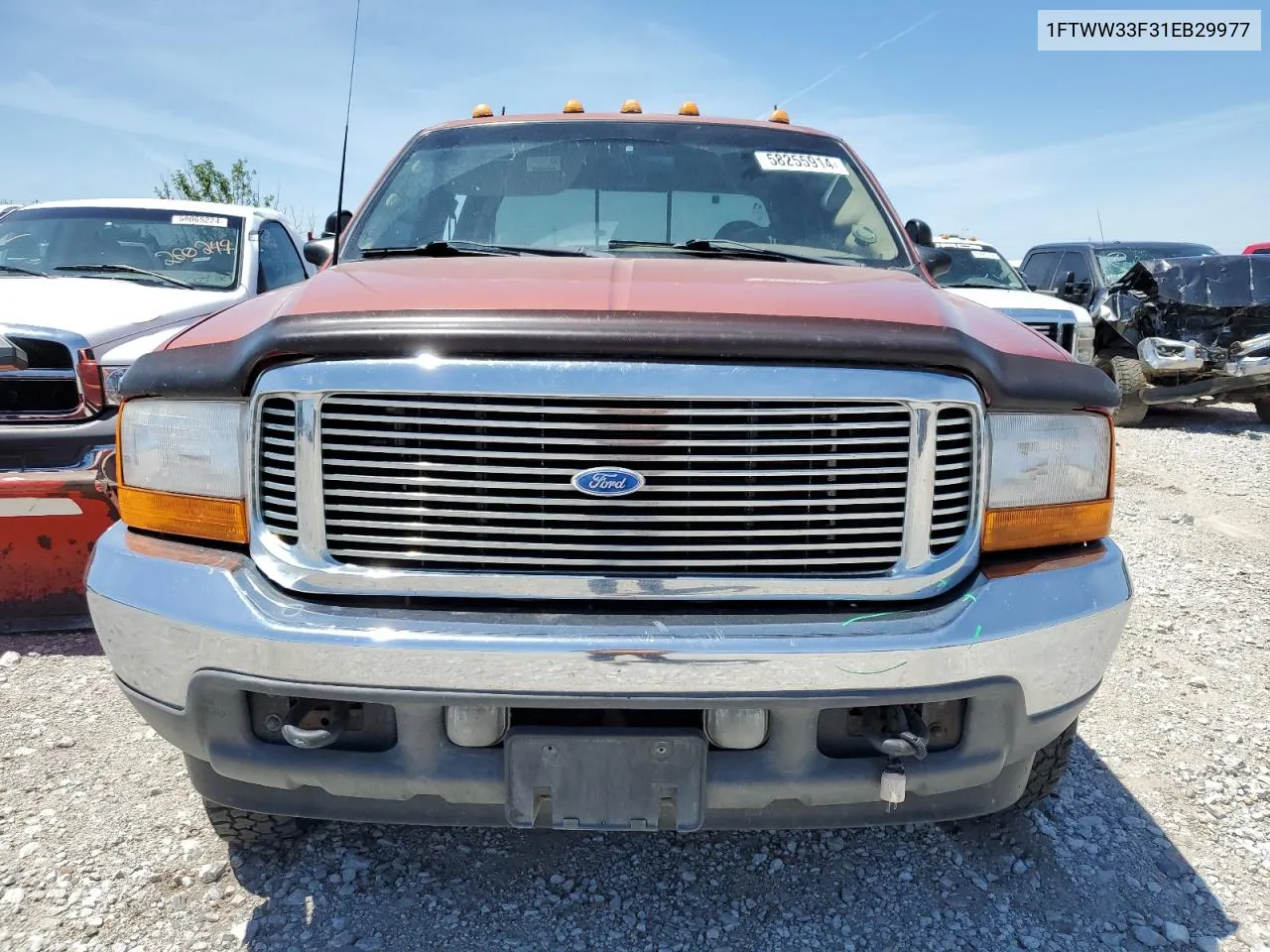 2001 Ford F350 Super Duty VIN: 1FTWW33F31EB29977 Lot: 58255914