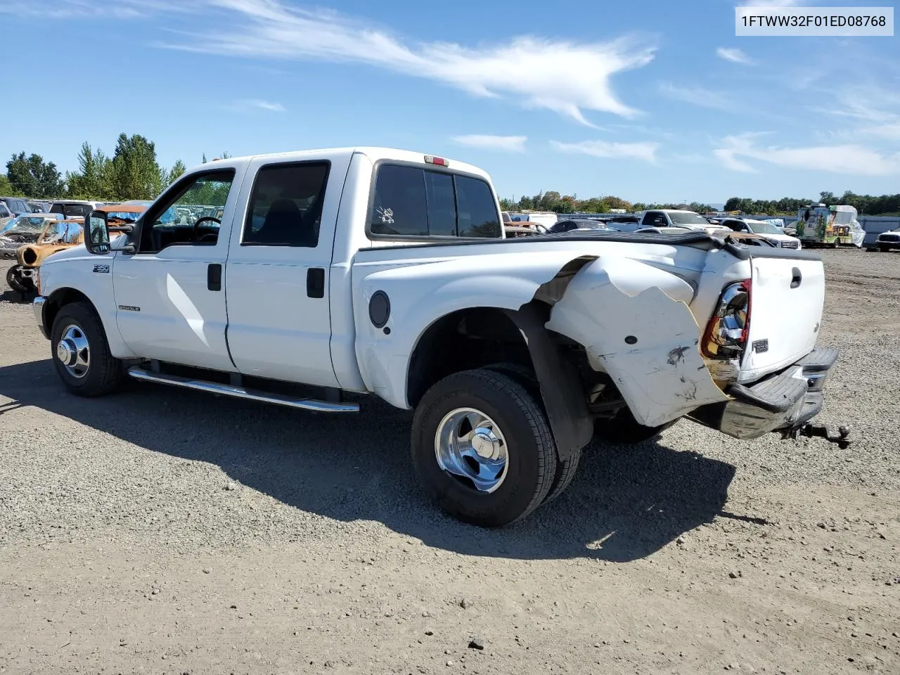 2001 Ford F350 Super Duty VIN: 1FTWW32F01ED08768 Lot: 62873634