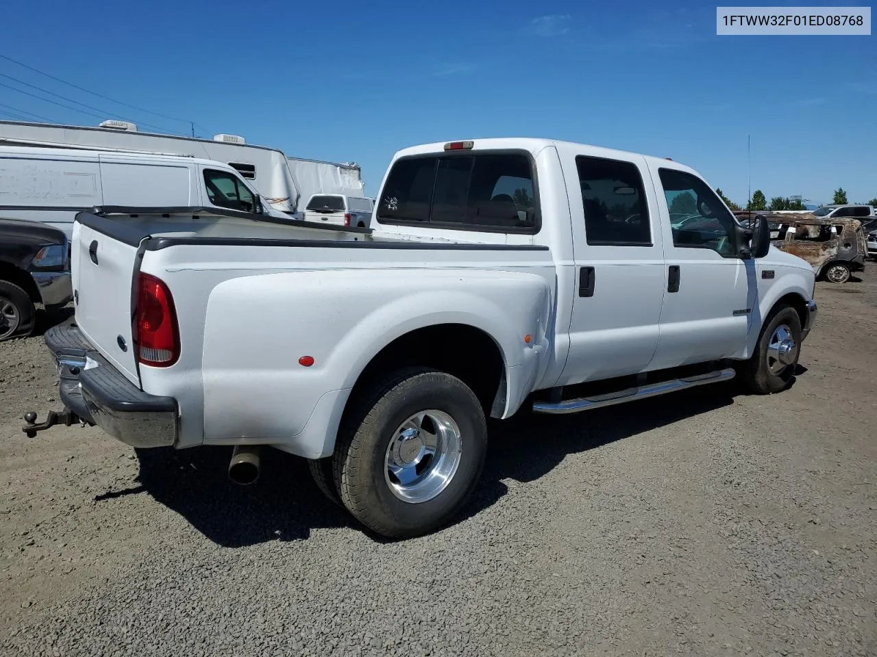 2001 Ford F350 Super Duty VIN: 1FTWW32F01ED08768 Lot: 62873634