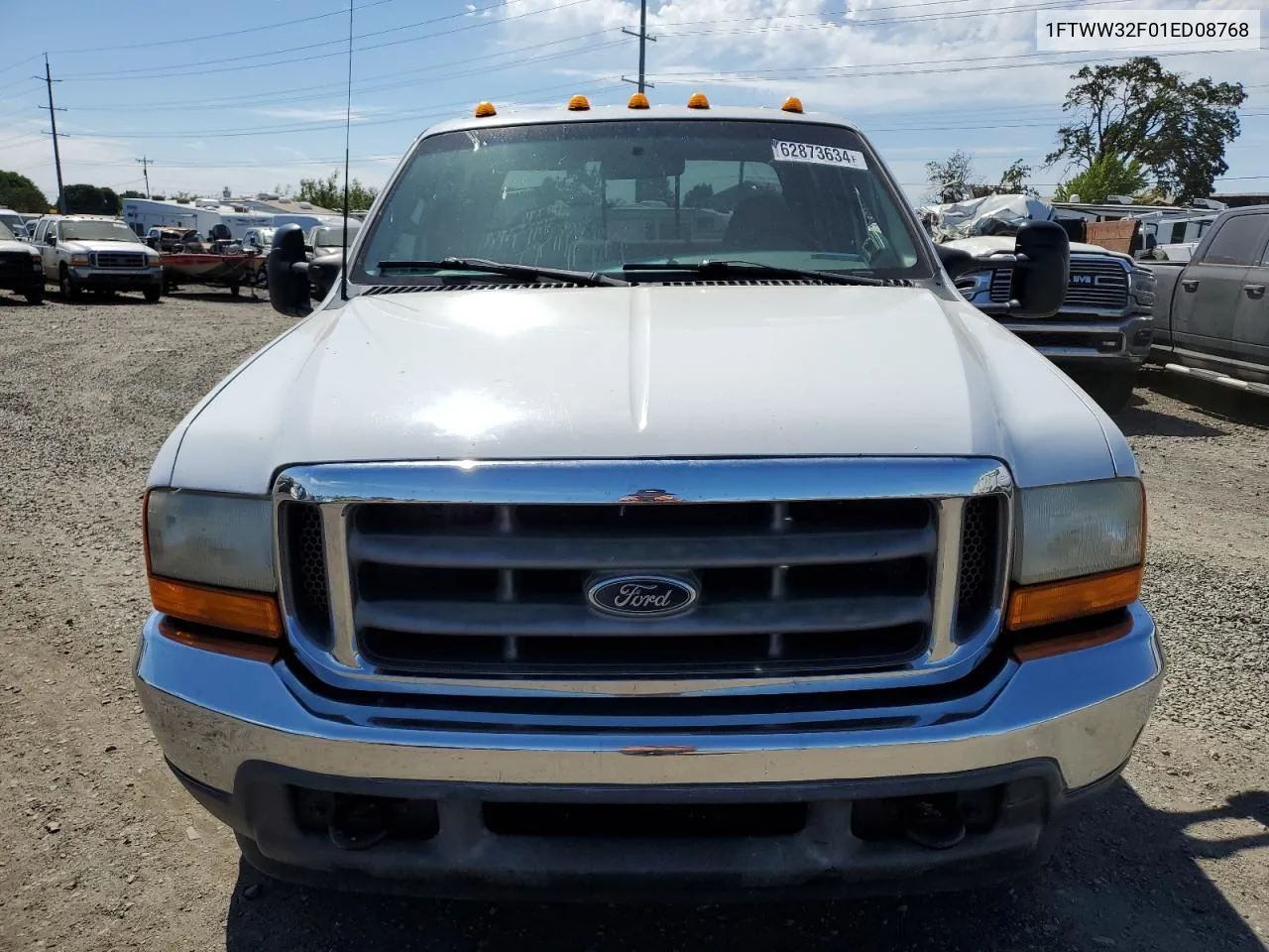 2001 Ford F350 Super Duty VIN: 1FTWW32F01ED08768 Lot: 62873634