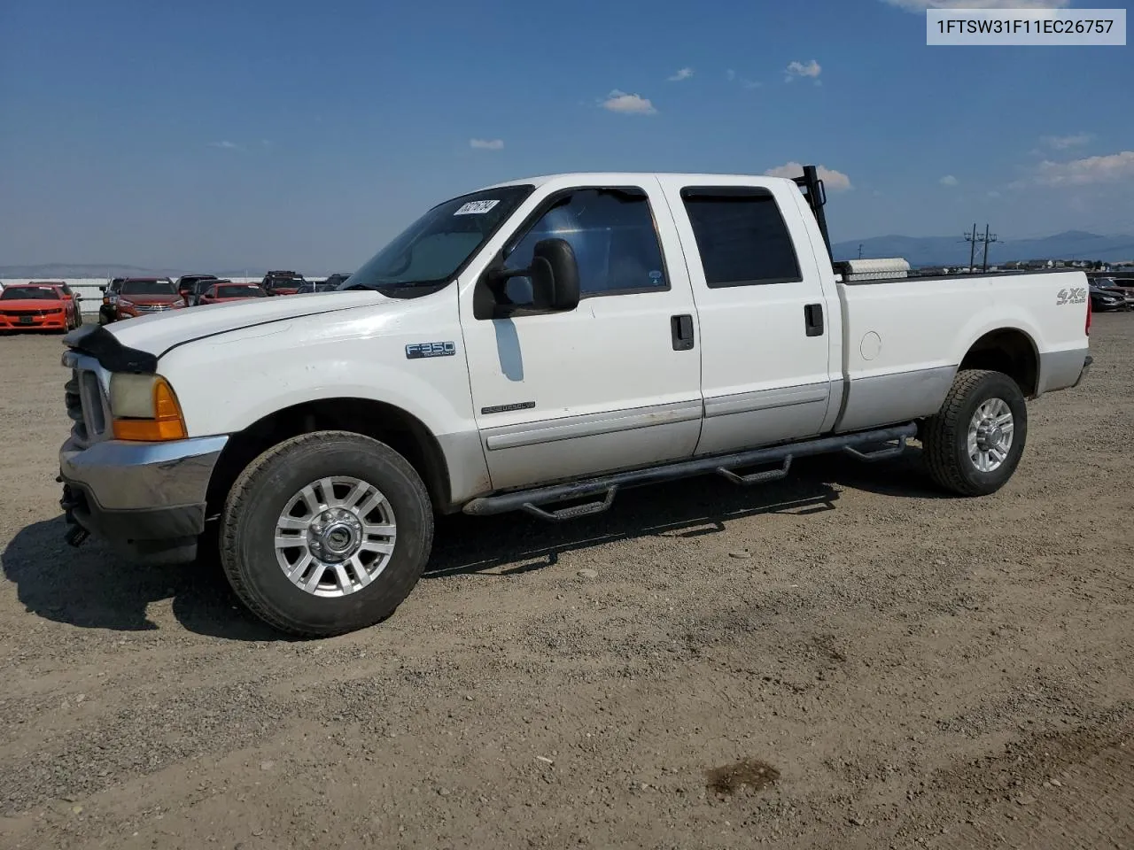 2001 Ford F350 Srw Super Duty VIN: 1FTSW31F11EC26757 Lot: 63216784