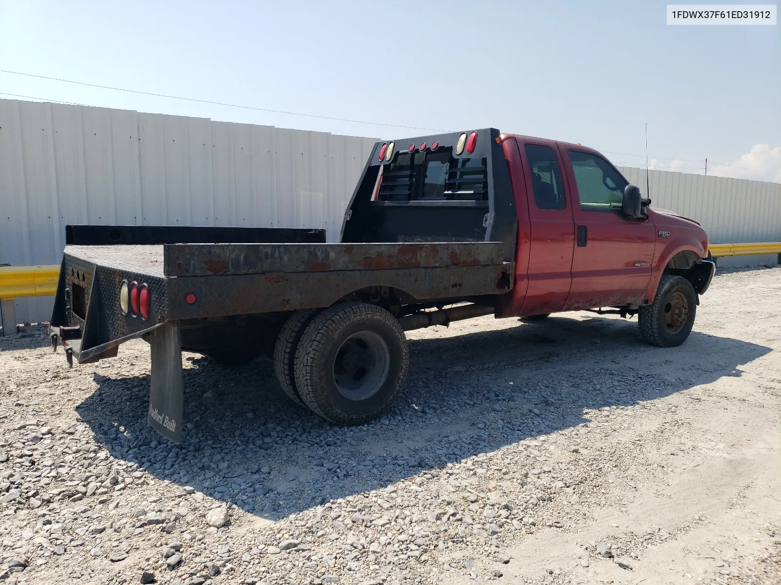 2001 Ford F350 Super Duty VIN: 1FDWX37F61ED31912 Lot: 65902824