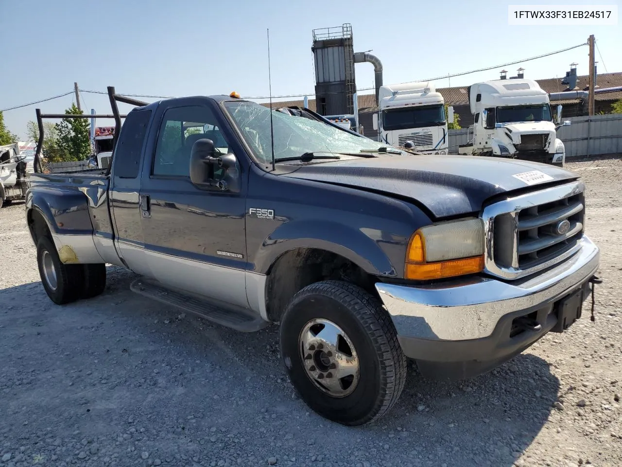 1FTWX33F31EB24517 2001 Ford F350 Super Duty