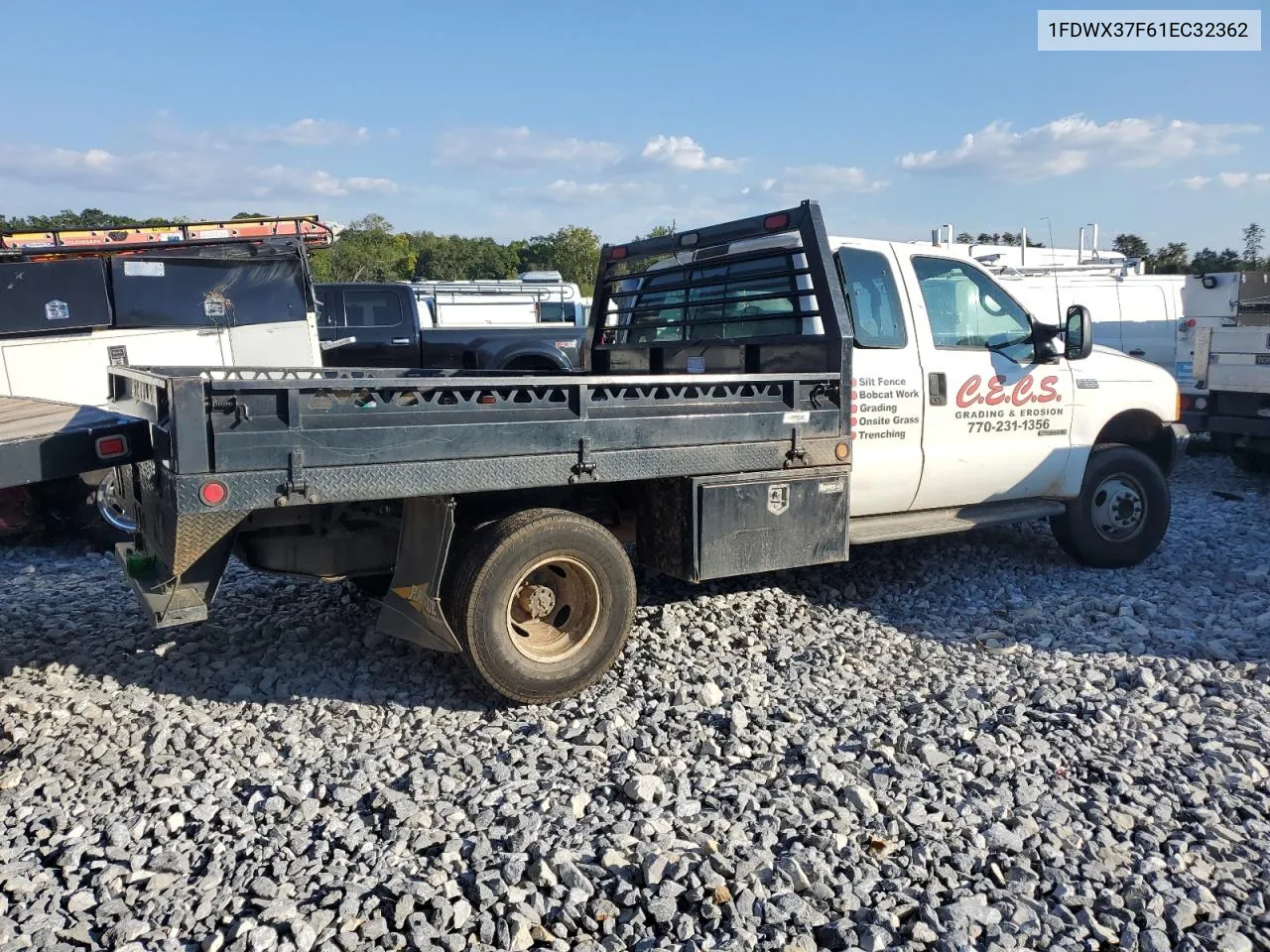 2001 Ford F350 Super Duty VIN: 1FDWX37F61EC32362 Lot: 71917054