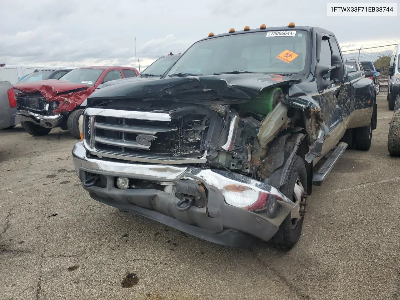 2001 Ford F350 Super Duty VIN: 1FTWX33F71EB38744 Lot: 73066644