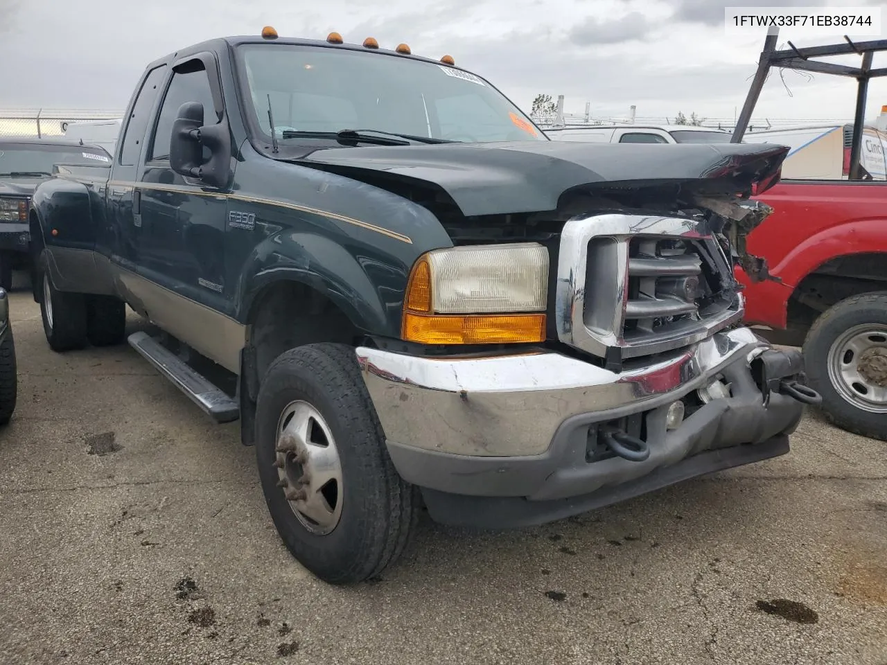 2001 Ford F350 Super Duty VIN: 1FTWX33F71EB38744 Lot: 73066644