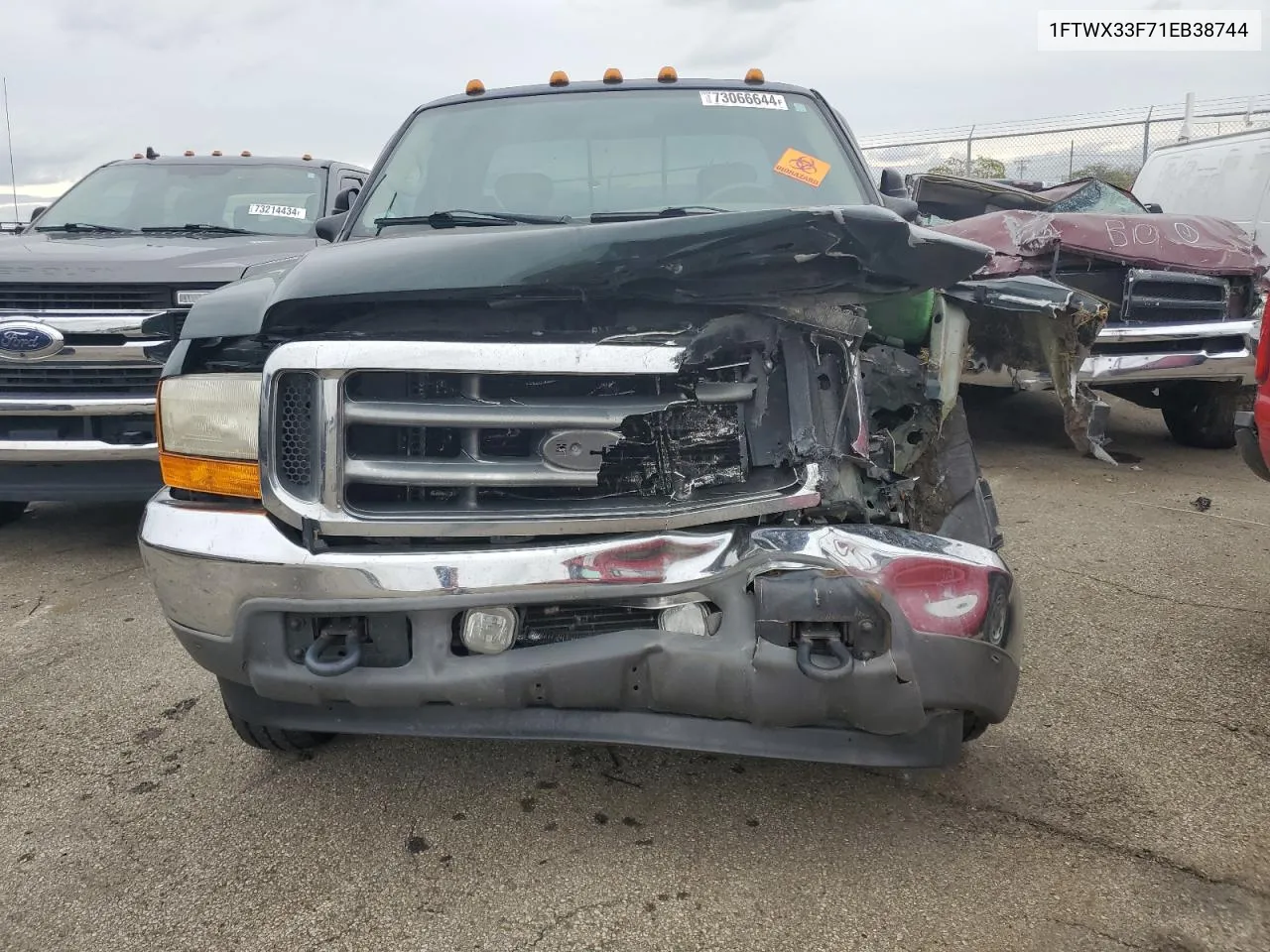 2001 Ford F350 Super Duty VIN: 1FTWX33F71EB38744 Lot: 73066644