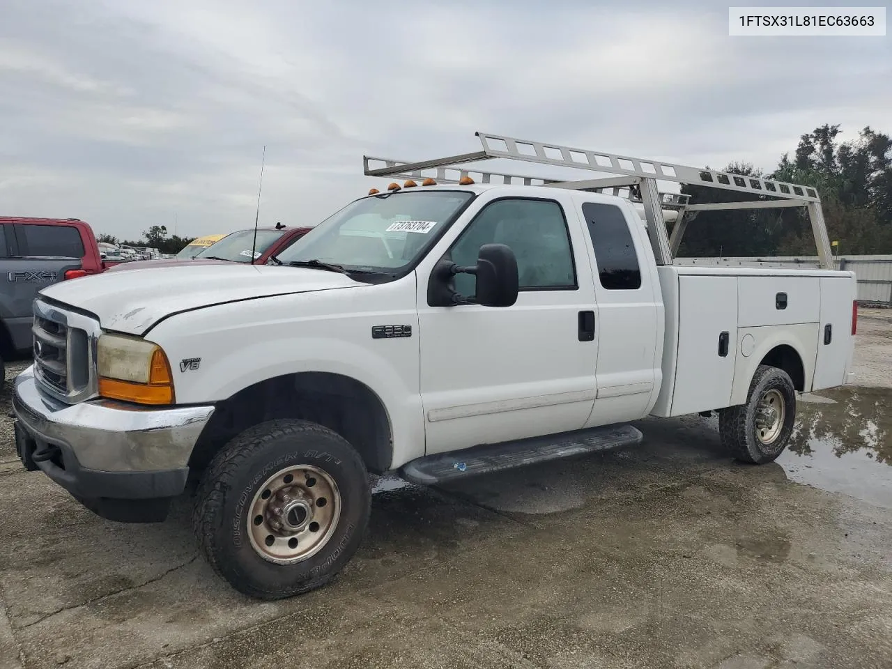 2001 Ford F350 Srw Super Duty VIN: 1FTSX31L81EC63663 Lot: 73763704