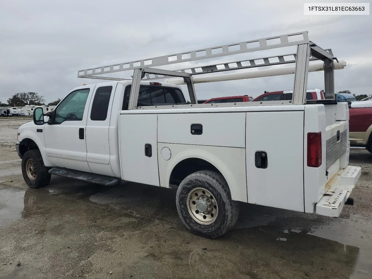 2001 Ford F350 Srw Super Duty VIN: 1FTSX31L81EC63663 Lot: 73763704