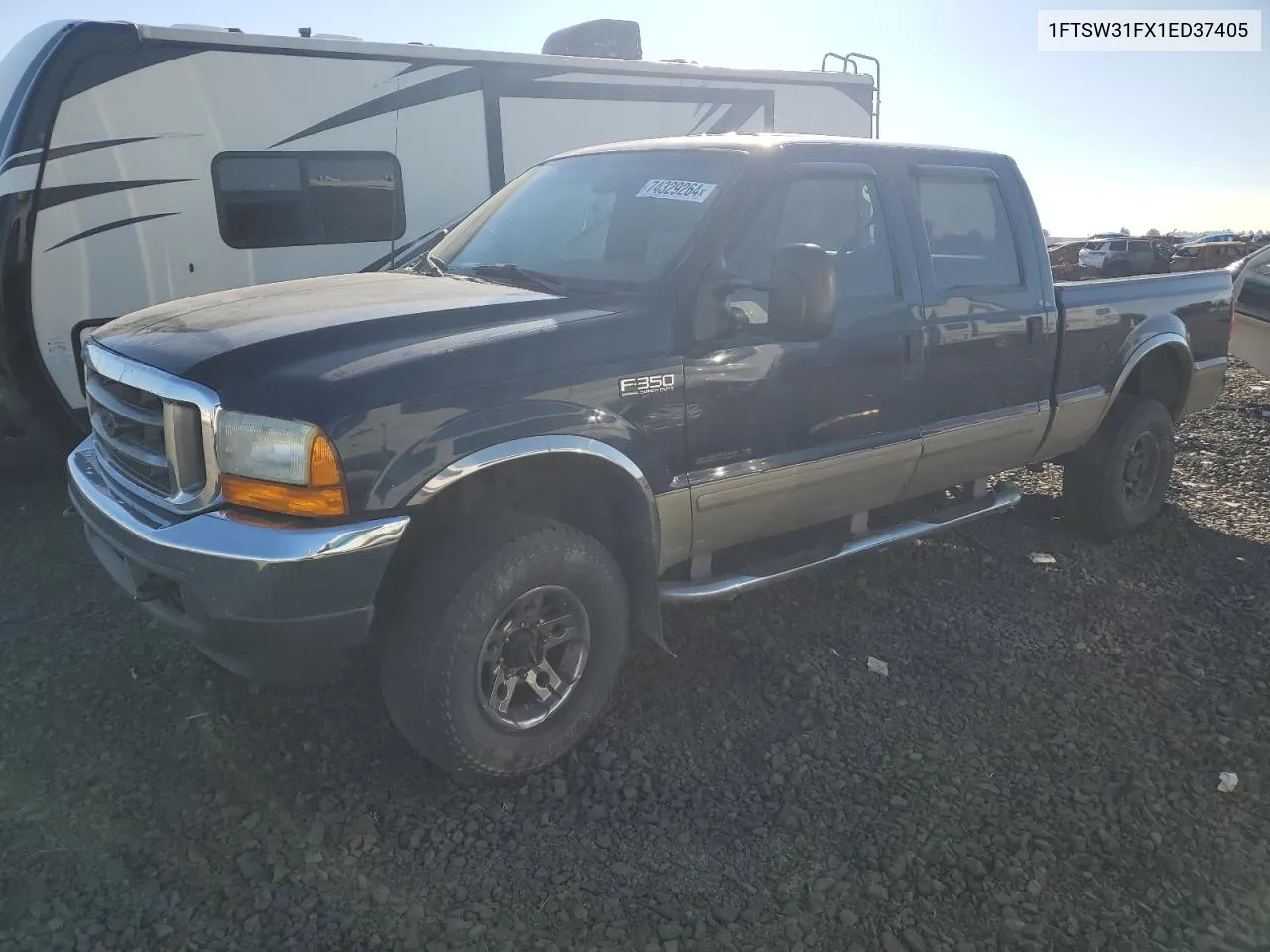 2001 Ford F350 Srw Super Duty VIN: 1FTSW31FX1ED37405 Lot: 74329264