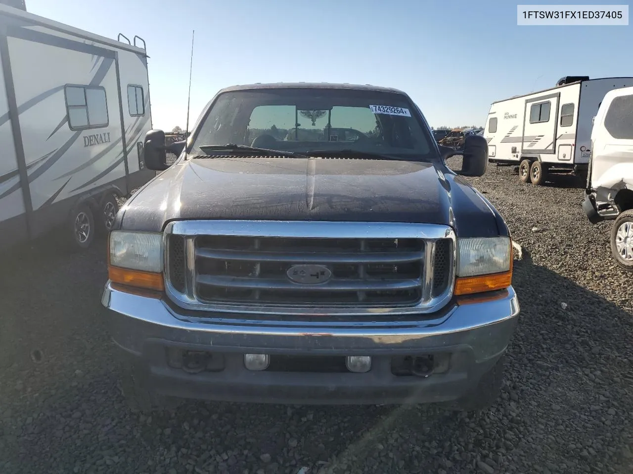 2001 Ford F350 Srw Super Duty VIN: 1FTSW31FX1ED37405 Lot: 74329264