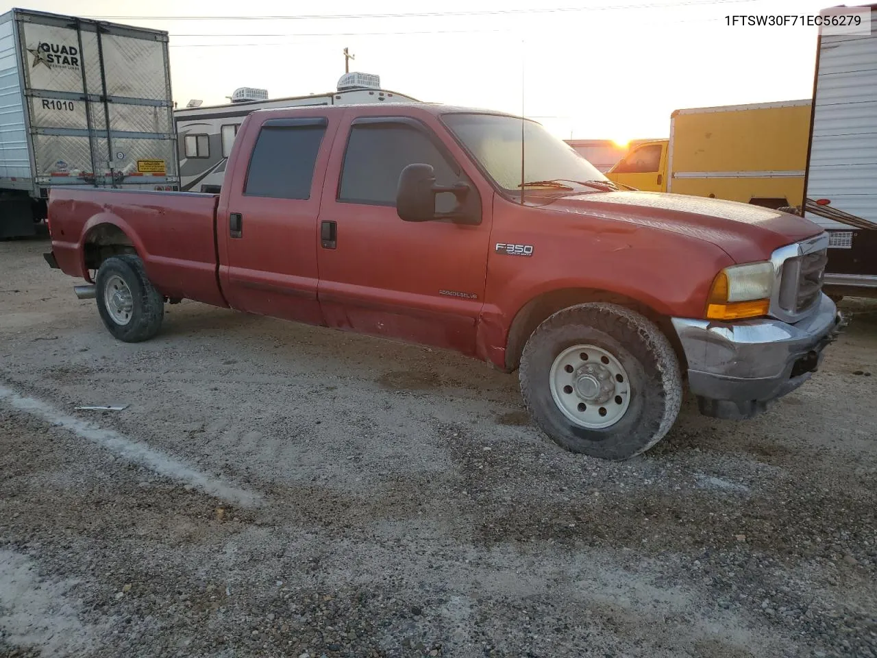 2001 Ford F350 Srw Super Duty VIN: 1FTSW30F71EC56279 Lot: 74843864