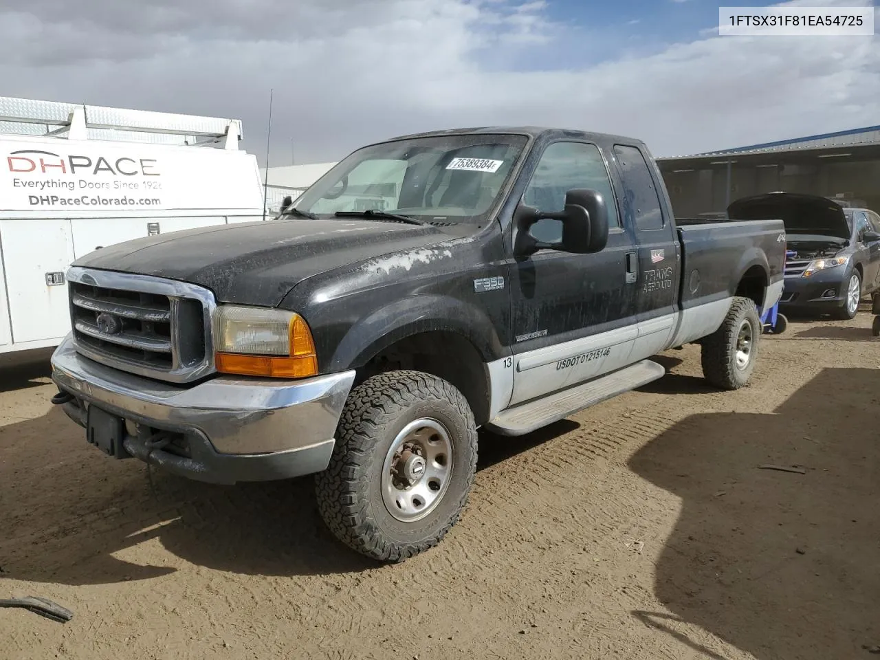 2001 Ford F350 Srw Super Duty VIN: 1FTSX31F81EA54725 Lot: 75389384