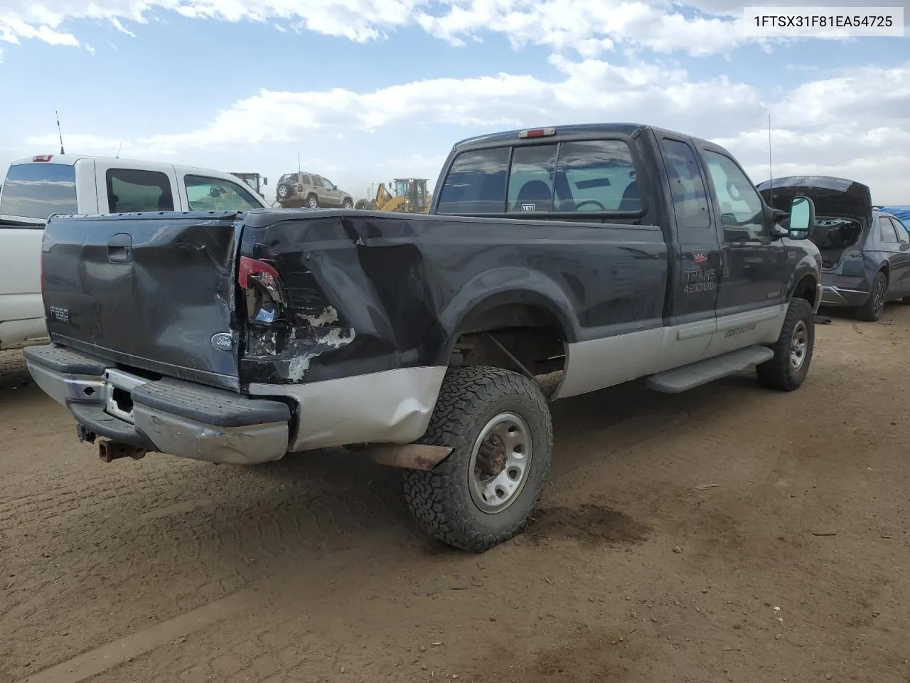 2001 Ford F350 Srw Super Duty VIN: 1FTSX31F81EA54725 Lot: 75389384