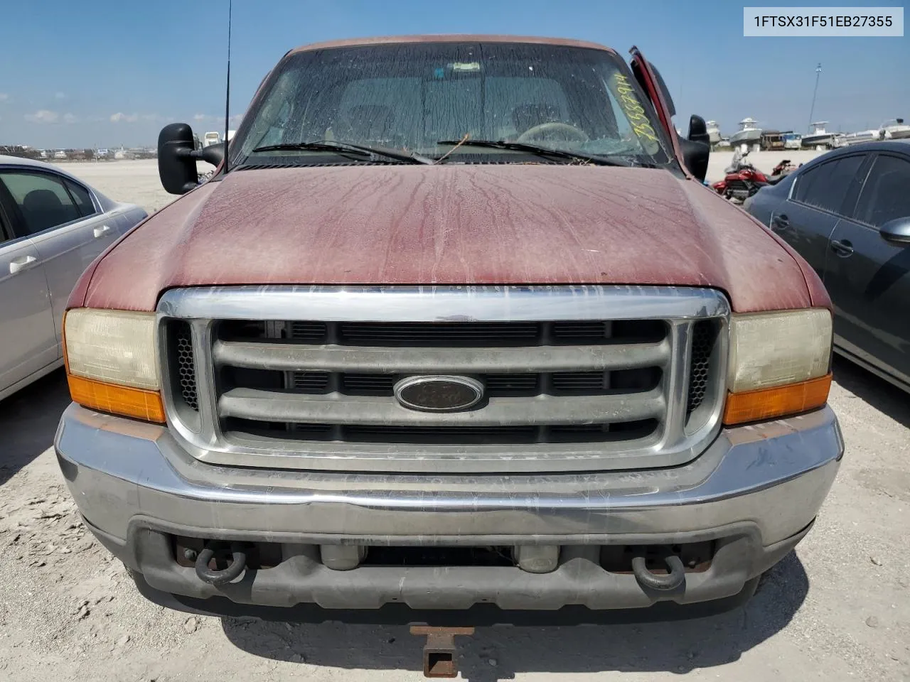 2001 Ford F350 Srw Super Duty VIN: 1FTSX31F51EB27355 Lot: 75587914