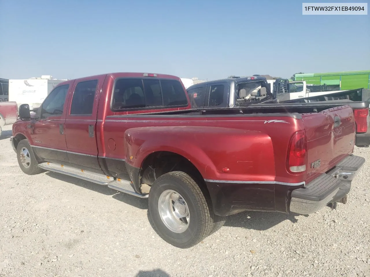 2001 Ford F350 Super Duty VIN: 1FTWW32FX1EB49094 Lot: 75697784